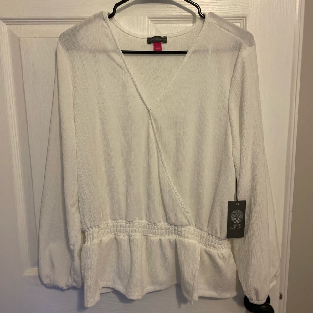 Vince Camuto Wrap Long Sleeve Shirt